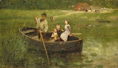 The Ferry by William Edward Stott